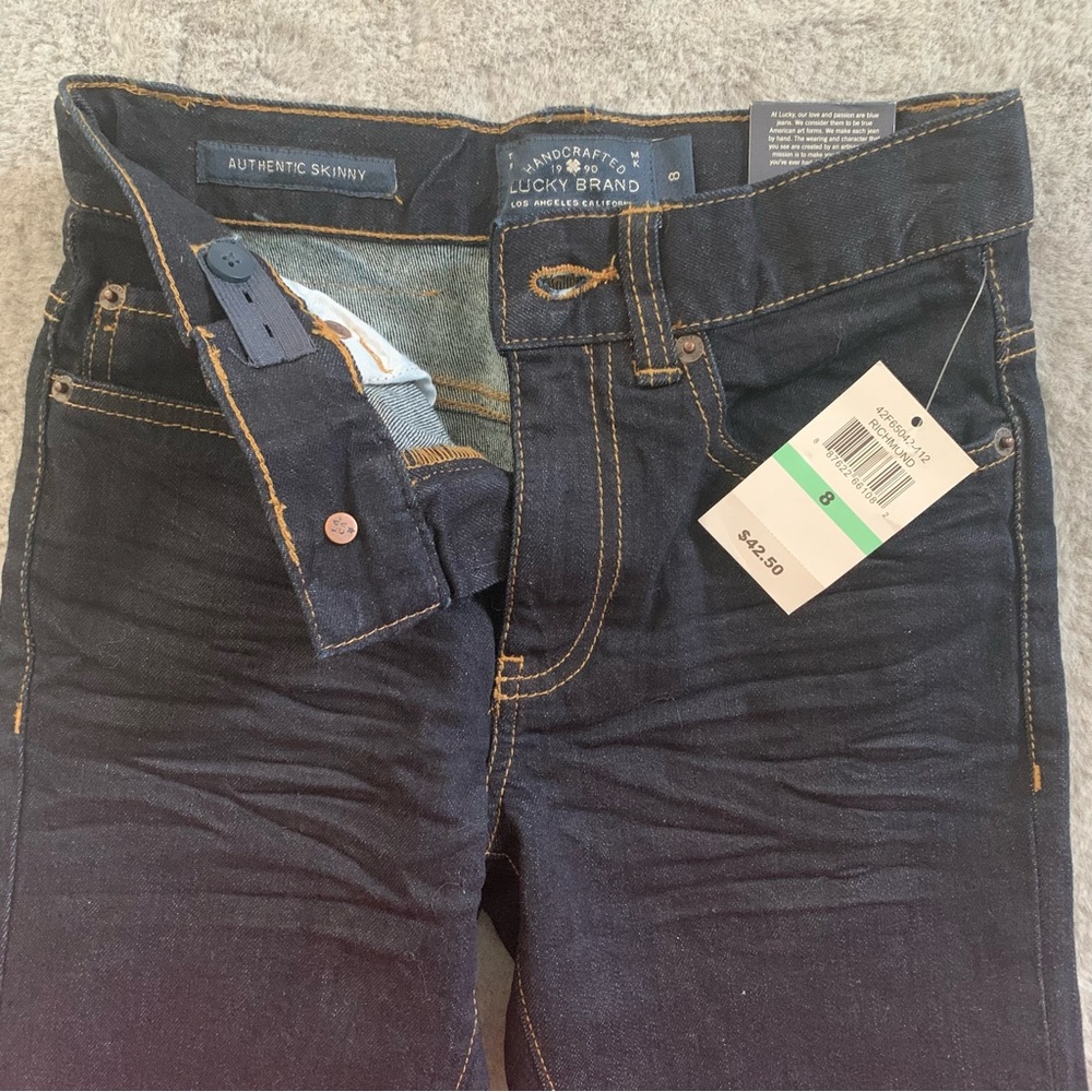 Boys NWT Lucky Jeans Sz8